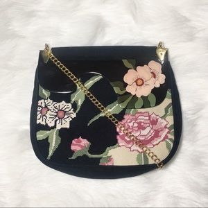 Vintage Patricia Smith moon bags floral